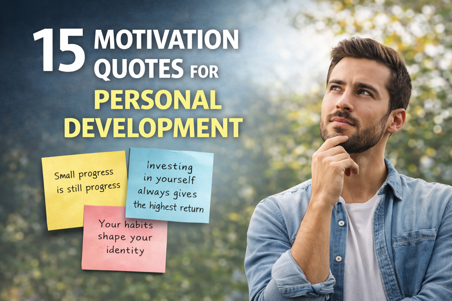 15 Motivation Quotes for Personal Development