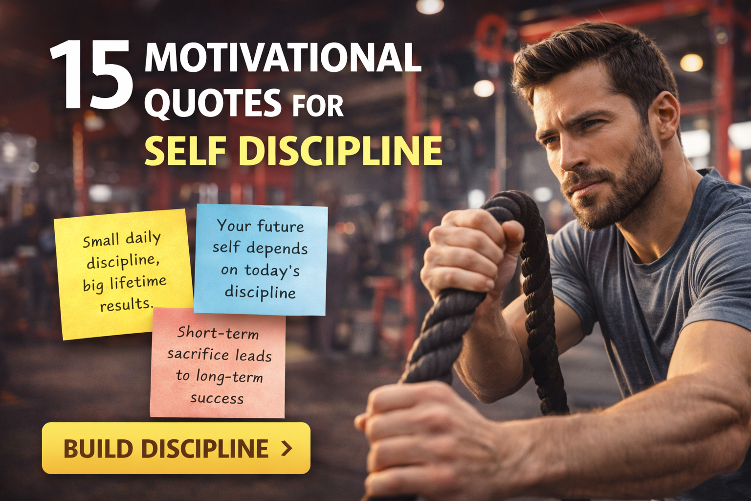 15 Motivational Quotes for Self Discipline