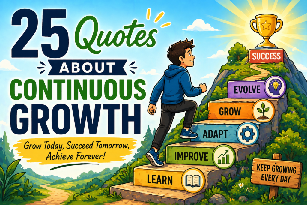 Continuous Growth Example 25 Quotes About Continuous Growth That Will Transform Your Mindset and ...
