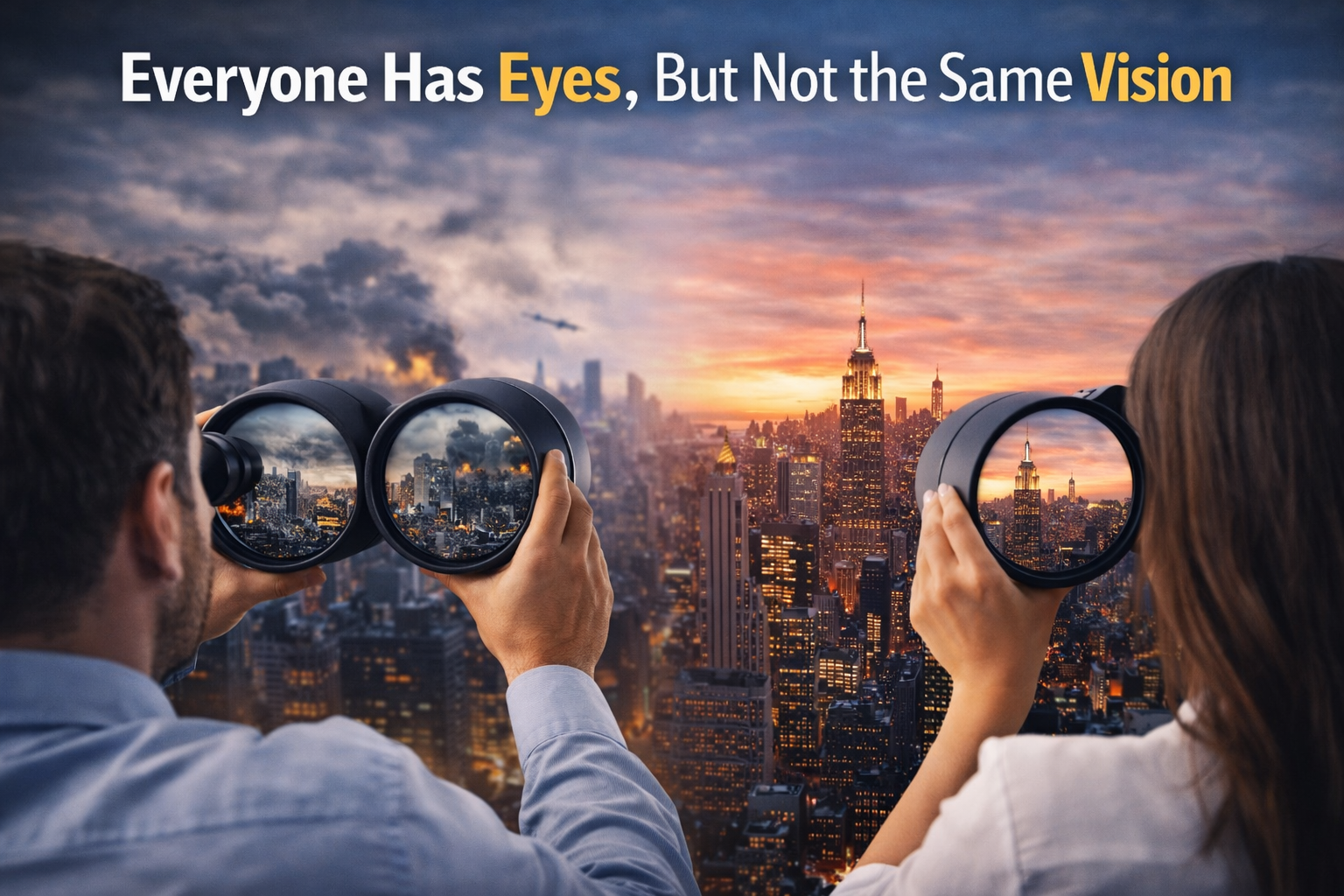 Have Vision Everyone Has Eyes, But Not the Same Vision