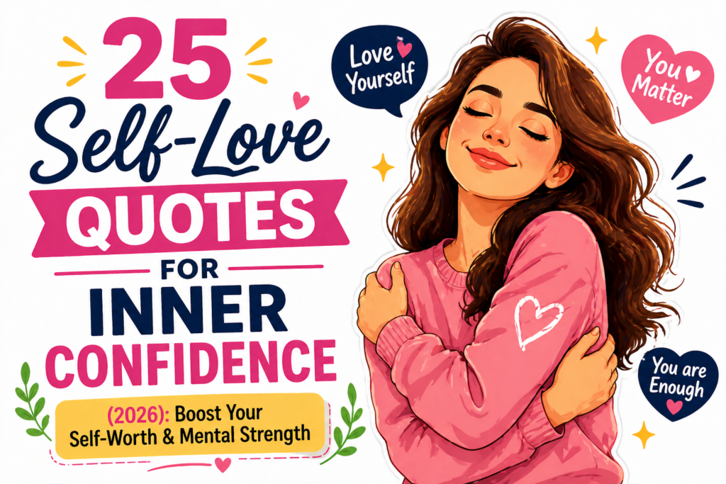 25 Self-Love Quotes for Inner Confidence (2026): Boost Your Self-Worth ...
