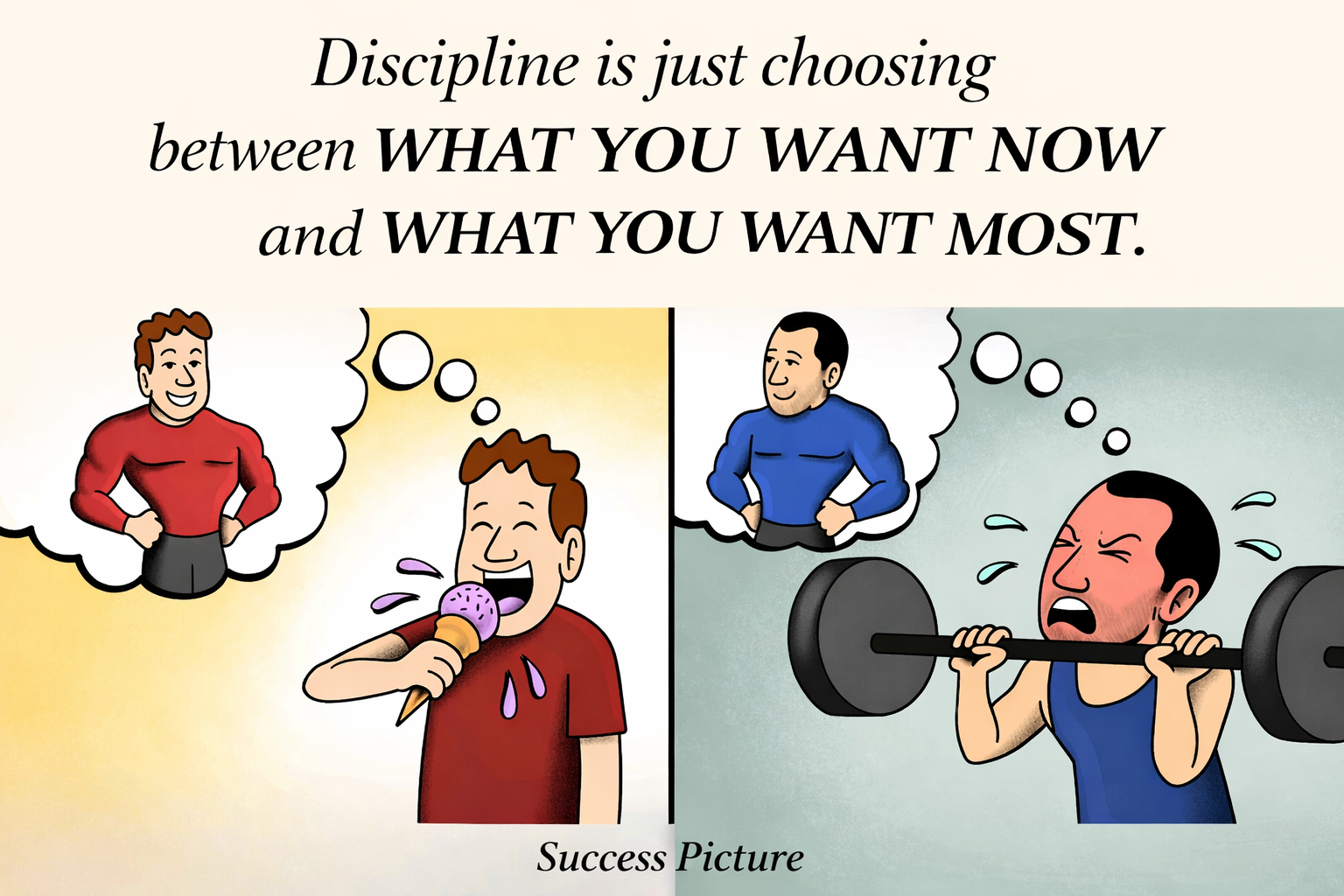 Discipline Is Choosing What You Want Most Over What You Want Now